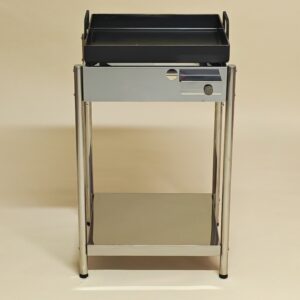 Plinski zar Furlan P450 PRO z globoko plosco, inox nogami in spodnjo polico