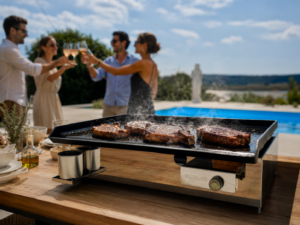 Za popoln steak so ključni kakovostno meso, dobro segreta jeklena plošča, pravilna tehnika in občutek za pravi trenutek.